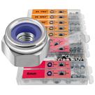 Sortimento Lock Nut EEEEE 180 peças, balanças duplas, aço inoxidável 304