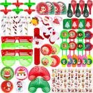 Sortimentos de brinquedos Max Fun, festa de Natal para crianças, 72 unidades