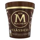 Sorvete Baunilha Magnum Kibon 440ml Chocolate Belga Pote