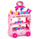 Sorveteria Hello Kitty Bancada Completa Infantil Confeitaria Com Acessórios Sorveteria Hello Kitty Bancada Completa Infantil Confeitaria Com Acessórios
