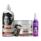 Soul Power Coco e Cacau Masc 400ml + Cpp 500ml + Text Óleo 100ml