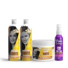 Soul Power Karite Shea Sh 315ml + Cond 315ml + Masc 400ml + Text Óleo 100ml