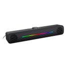 Soundbar Gamer C3Tech - 6W - LED RGB - Conector P2 e Energia USB - SB-50BK Soundbar Gamer C3Tech - 6W - LED RGB - Conector P2 e Energia USB - SB-50BK