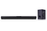 SoundBar LG SQC1 160W RMS, Conexão Bluetooth, 2.1 Canais, Auto Sound Engine (ASE), Adaptive Sound Control (ASC), Sem fios, Conexões Múltiplas