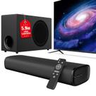 Soundbar vibeadio 110 W com subwoofer de 15 cm e Bluetooth 5.4