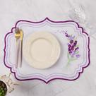 Souplast Jogo Americano Lavanda 50x35cm Avulso - Branco Souplast Jogo Americano Lavanda 50x35cm Avulso - Branco