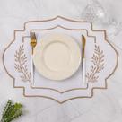 Souplast Jogo Americano Requinte 50x35cm Avulso - Branco