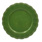 Sousplat 33cm verde com detalhes