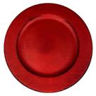 Sousplat 33cm vermelho