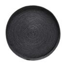 Sousplat Caraiva Preto Avulso 33cm - Copa&Cia