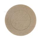 Sousplat com Disco Liso 33cm Mdf Madeira