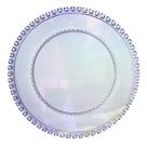 Sousplat cristal Diamante furta-cor 32x3cm -L Hermitage