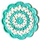 Sousplat de crochet