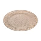 Sousplat De Plástico Jogo Americano 33cm Textura De Rattan