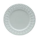 Sousplat de plastico petalas cinza - 36cm