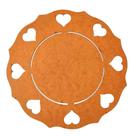 Sousplat em MDF Cru Arabesco 35cm - MDF 3mm - Kit C/ 12 Unid.