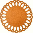 Sousplat em MDF Cru Arabesco 35cm - MDF 3mm - Kit C/ 12 Unid.