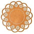 Sousplat em MDF Cru Arabesco 35cm - MDF 3mm - Kit C/ 24 Unid.