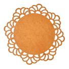 Sousplat em MDF Cru Arabesco 35cm - MDF 3mm - Kit C/ 24 Unid.