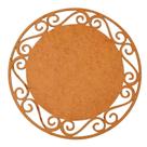 Sousplat em MDF Cru Arabesco 35cm - MDF 3mm - Kit C/ 6 Unid.