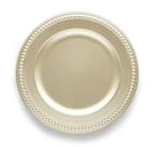 Sousplat Galles Dots Champagne 33 cm Copa e Cia