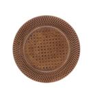 Sousplat Green Fall Textura Rattan