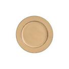 Sousplat patinado de plastico opala bege - 25cm