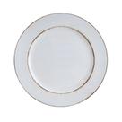 Sousplat Patinado Lyor Opala Branco de Plástico 33cm