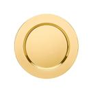 Sousplat Redondo Dourado Prato Inox Mesa Posta Buffet 33cm