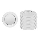 Sousplat Redondo Inox 33cm Mesa Posta Buffet Restaurante 50un Sousplat Redondo Inox 33cm Mesa Posta Buffet Restaurante 50un