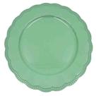 Sousplat Redondo Verde Claro Polipropileno 33Cm Rafimex
