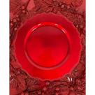 Sousplat Relevo Vermelho - 32,8cm