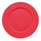 Sousplat Sea Vermelho 33 Cm - Mimo Style