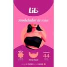Soutien Lib Modelador de Seios Meia Taça Tamanho 44 Cor Bege com 2 Pares