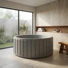 Spa Hidromassagem Portátil Eco Top Line Ouro Fino com Aquecedor, Cromoterapia LED e Smart Home 5 Lugares Cinza 220V Spa Hidromassagem Portátil Eco Top Line Ouro Fino com Aquecedor, Cromoterapia LED e Smart Home 5 Lugares Cinza 220V