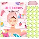 Spa Party Games Pin The Cupins on The Girl Ireer 38 unidades