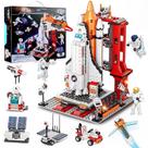 Space Shuttle Toy Booyuer 855PCS com 3 astronautas de 6 a 12 anos