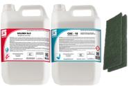 Spartan Golden Glo Detergente e CDC10 Desinfetante 5L+ 2 Fibras
