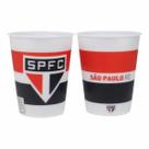 SPFC Jogo 2 Copos Plástico 3D 400ml - SPFC GYM100-2-B