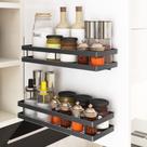 Spice Rack Organizer PINNIYOU Wall Mount 10 prateleiras, preto (pacote com 2)