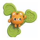 Spin Infantil Gatinho Zippy com Ventosa Fixação Brinquedo Passatempo Diversão Criança Colorido