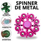 Spinner de Metal Premium Brinquedo Antiestresse Silencioso e Durável para Adultos e Crianças