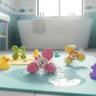 Spinners Baby com Ventosa Brinquedo Sensorial para Bebês 5 Meses Giratório Montessori Coordenação Motora Estimulação Sensorial Cores Vibrantes Infant