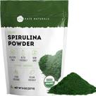 Spirulina em pó Kate Naturals Organic 240 ml para suporte imunológico