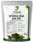 Spirulina Em Pó Pura 100 500g Natural 7foods