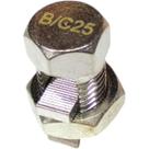 Split Bolt Conector Parafuso Fendido 25mm para Emenda Cabos Split Bolt Conector Parafuso Fendido 25mm para Emenda Cabos