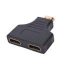 Splitter adap hdmi 1 entrada p/ 2 saidas femea ouro