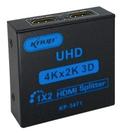 Splitter hdmi 1 entrada e 2 saidas knup kp-3471