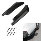 Spoilers difusores de pára-choque traseiro para carros Jsorum (2 unidades, pretos)