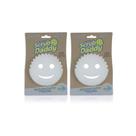 Sponge Scrub Daddy Free, sem arranhões, para pratos, pacote com 2